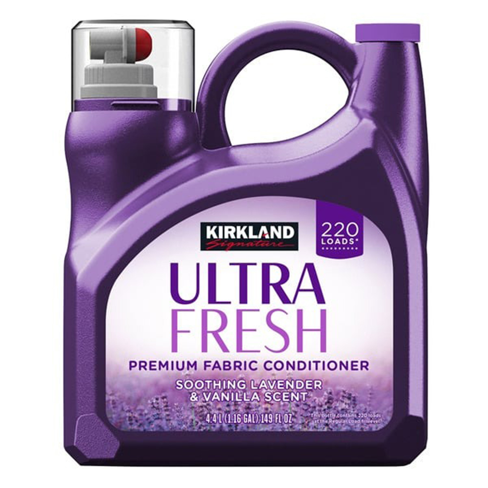 Nước xả vải Kirkland Signature Ultra Fresh - Soothing Lavender & Vanilla Scent, 4.4L
