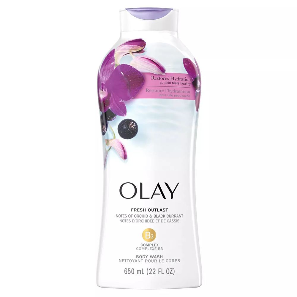 Sữa tắm Olay Fresh Outlast Orchid & Black Currant, 650ml