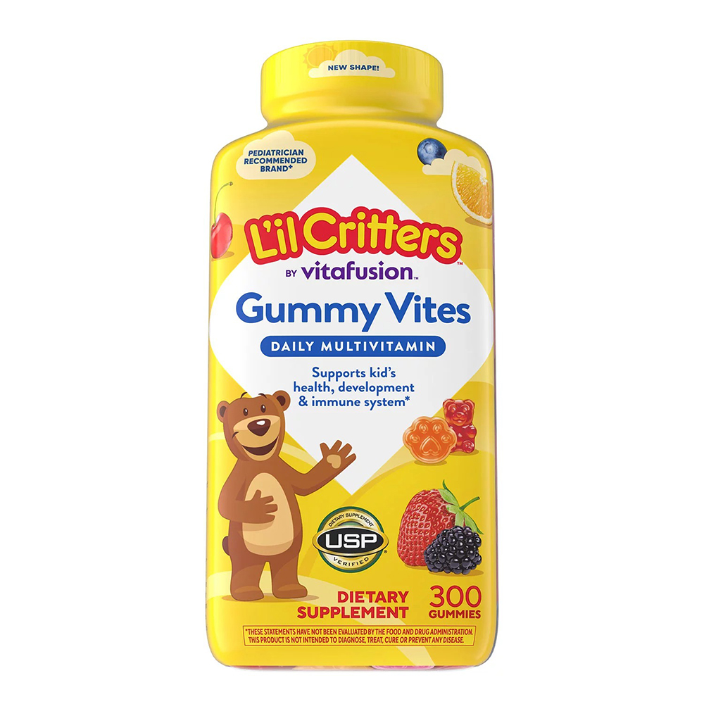 L'il Critters Gummy Vites Complete Multivitamin, 300 viên dẻo