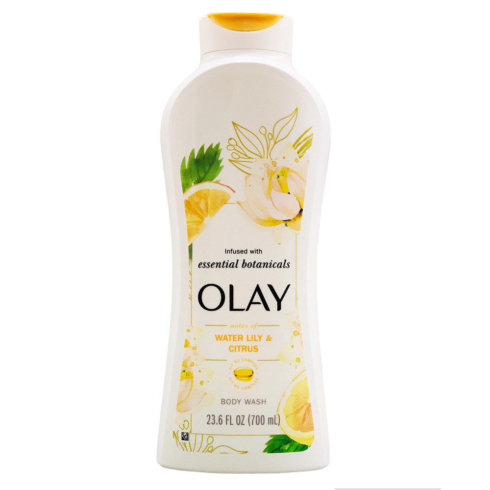 Sữa tắm Olay Infused With Essential Botanicals - Water Lily & Citrus, 700ml