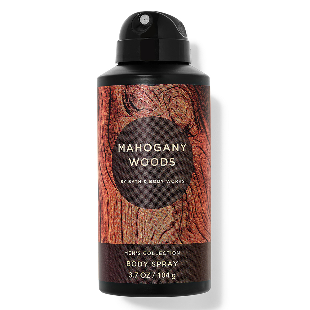 Xịt khử mùi toàn thân Bath & Body Works Men's Collection - Mahogany Woods, 104g