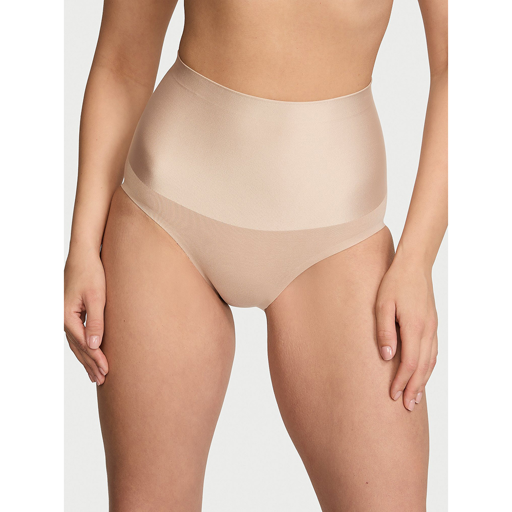 Quần lót Victoria's Secret Smoothing Shimmer Brief Panty - Praline, Size L