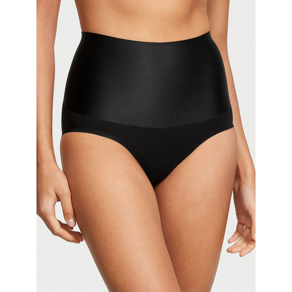Quần lót Victoria's Secret Smoothing Shimmer Brief Panty - Black, Size XS