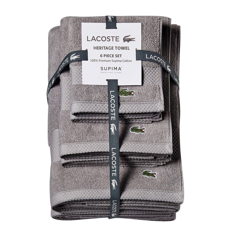 Set khăn tắm Lacoste Heritage, Meteorite