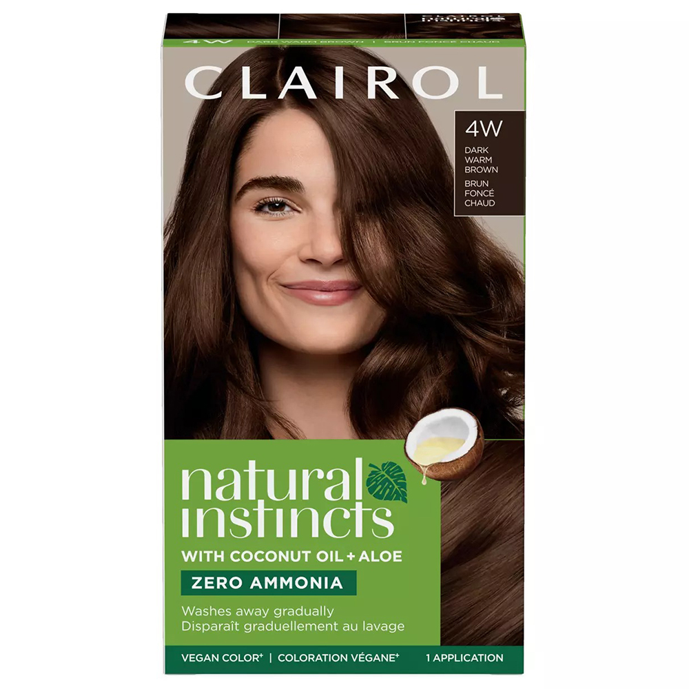 Thuốc nhuộm tóc Clairol Natural Instincts, 4W Dark Warm Brown