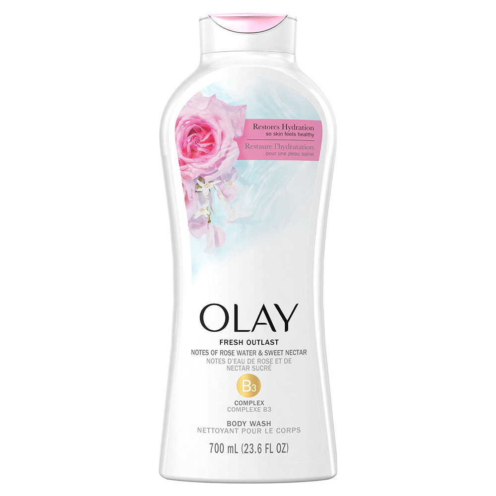 Sữa tắm Olay Fresh Outlast Rose Water & Sweet Nectar, 700ml