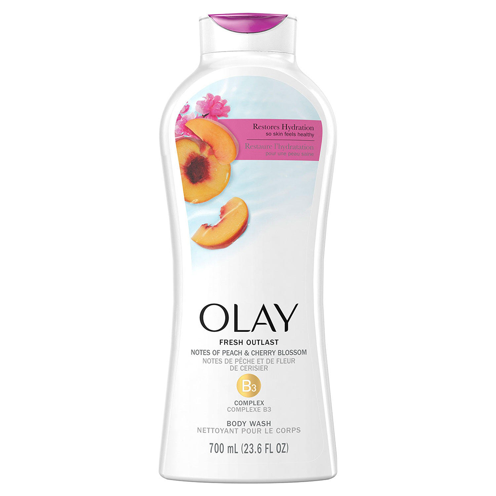 Sữa tắm Olay Fresh Outlast Peach & Cherry Blossom, 700ml
