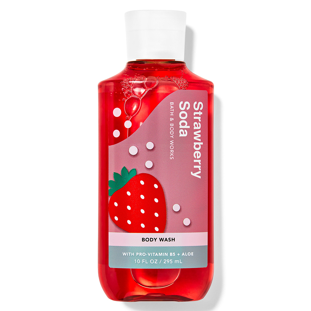 Gel tắm Bath & Body Works - Strawberry Soda, 295ml