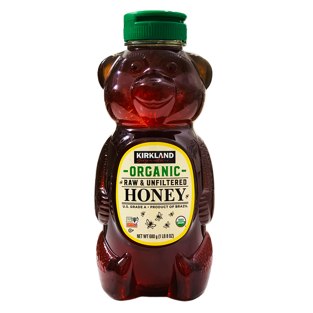 Mật ong Kirkland Signature Organic Raw Honey, 680g