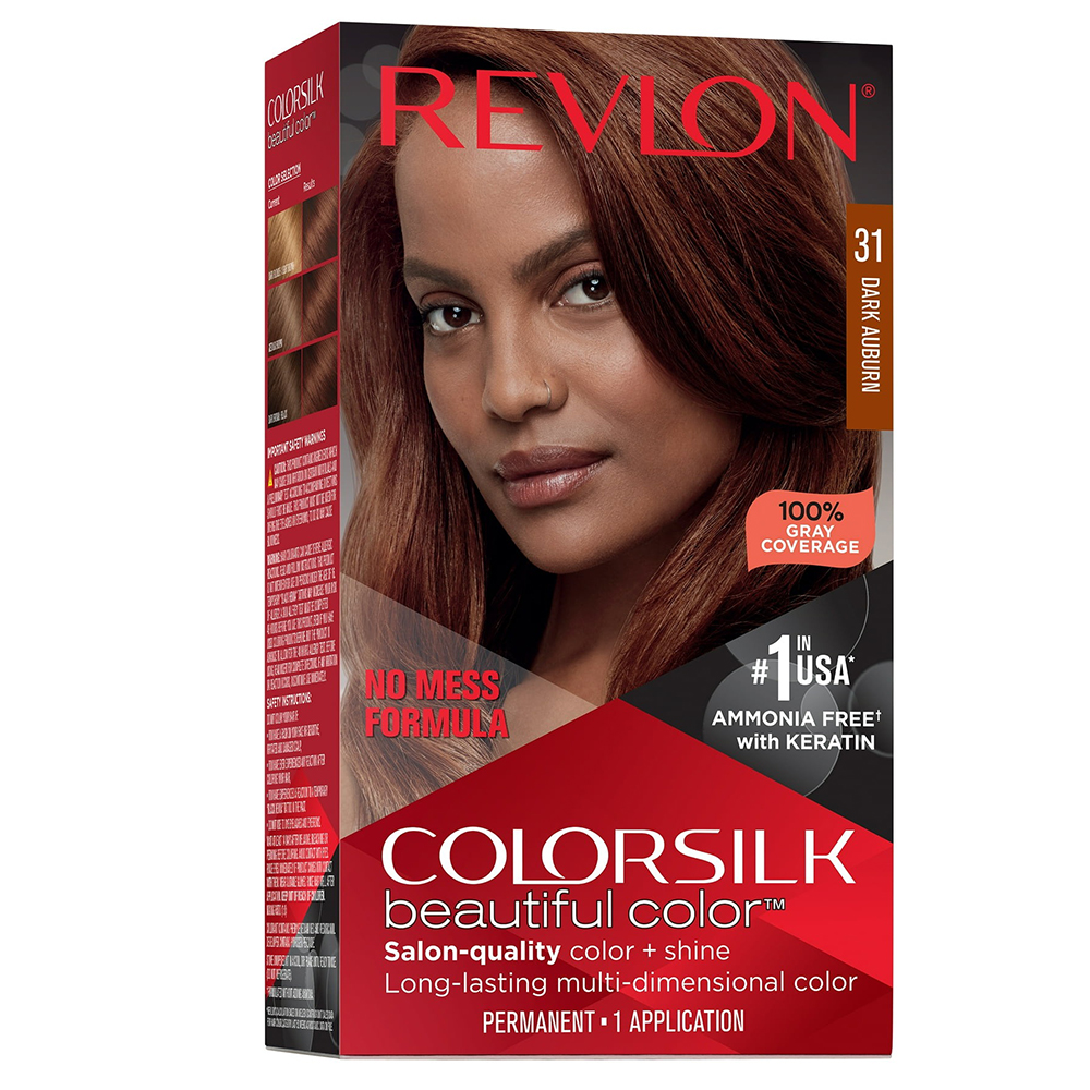 Thuốc nhuộm tóc Revlon Colorsilk, 31 Dark Auburn