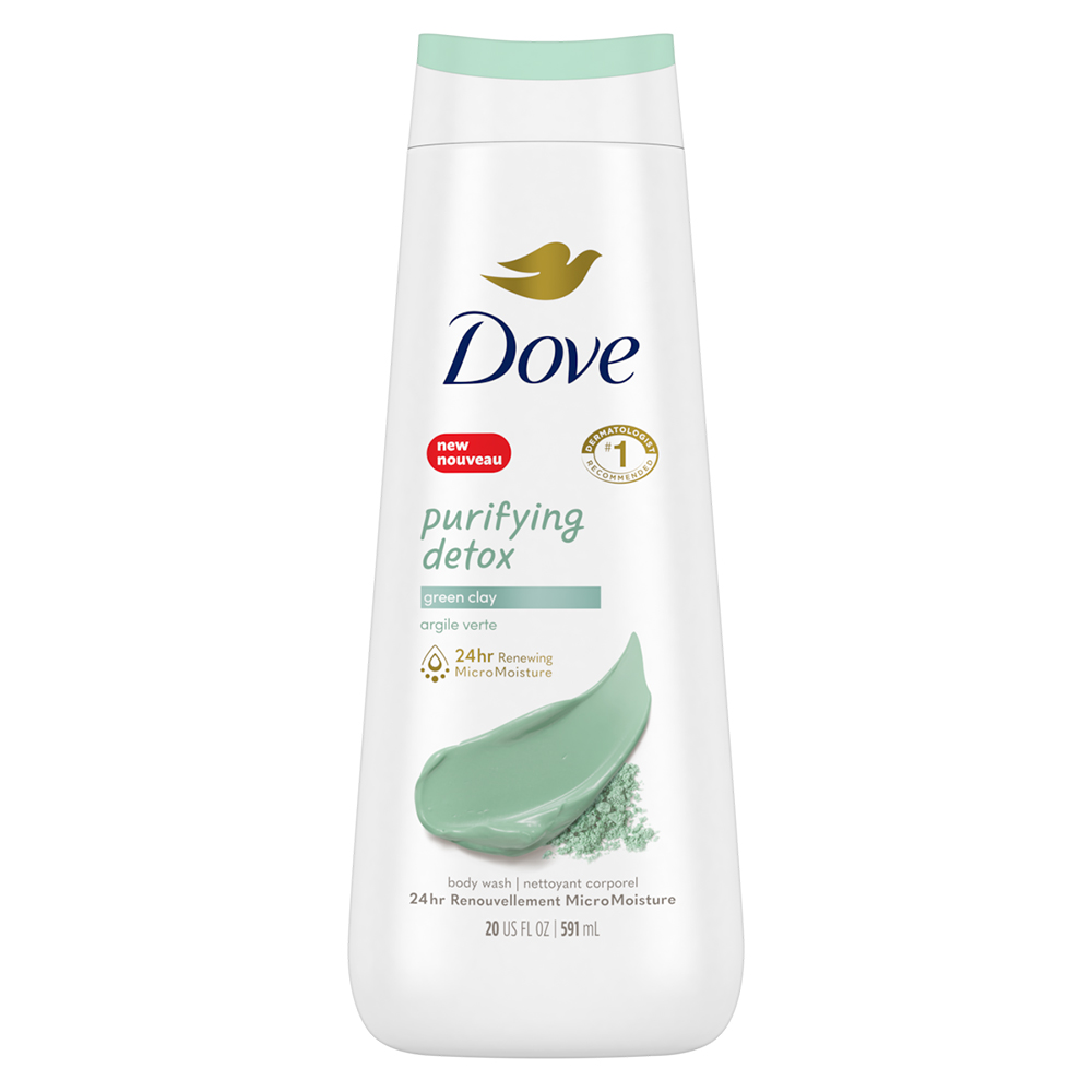 Sữa tắm Dove Purifying Detox - Green Clay, 591ml