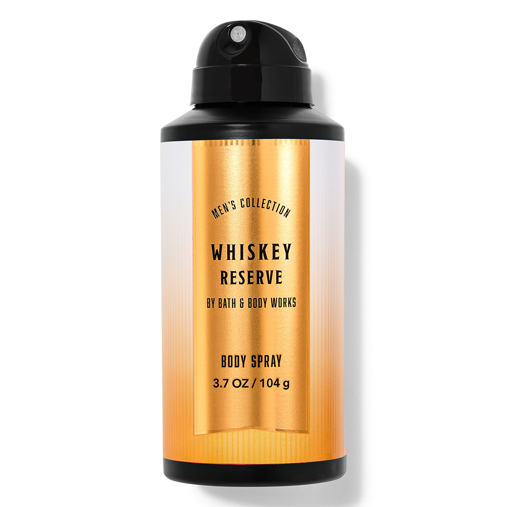 Xịt thơm toàn thân Bath & Body Works Men's Collection - Whiskey Reserve, 104g