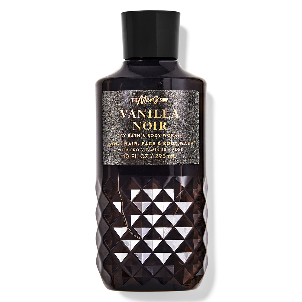 Gel tắm + gội + rửa mặt Bath & Body Works 3in1 Men's Collection - Vanilla Noir, 295ml