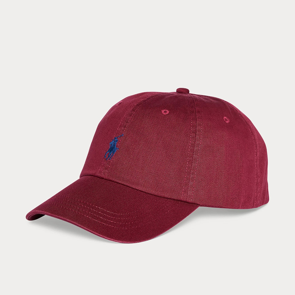 Mũ Polo Ralph Lauren Cotton Chino Ball Cap, Red/Blue