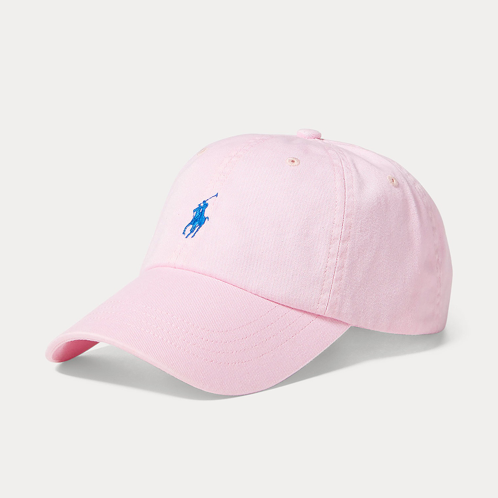 Mũ Polo Ralph Lauren Cotton Chino Ball Cap, Pink/Blue