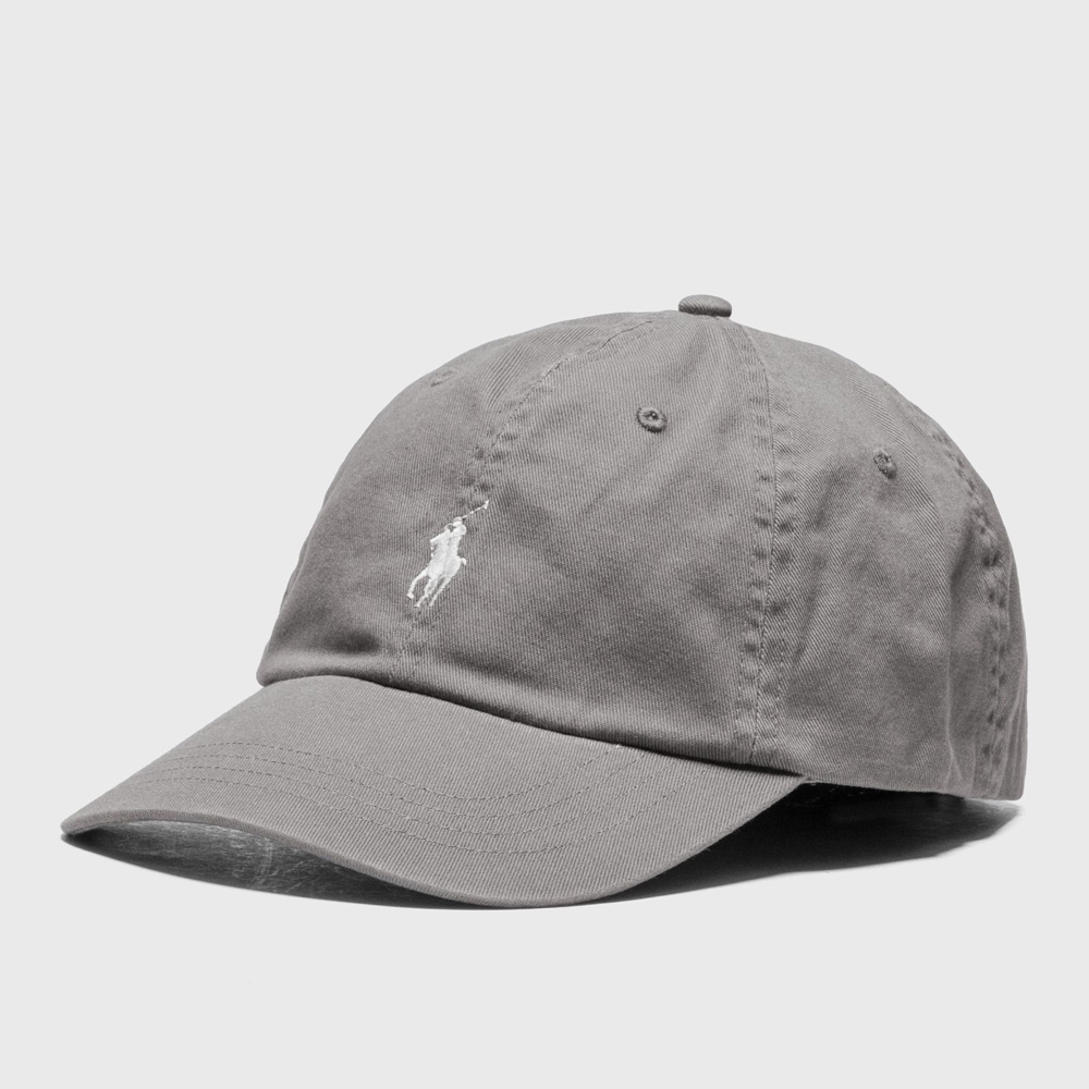 Mũ Polo Ralph Lauren Cotton Chino Ball Cap, Grey/White