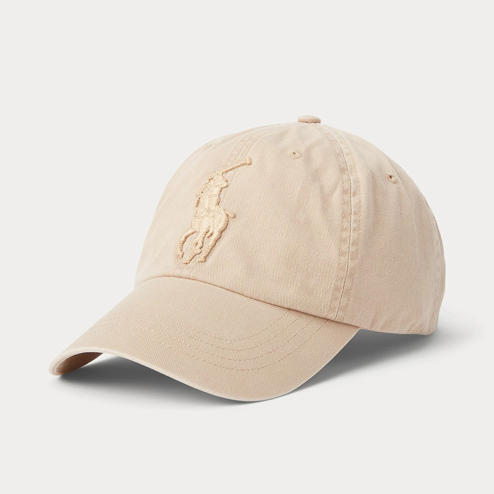 Mũ Polo Ralph Lauren Big Pony Twill Ball Cap, Beige