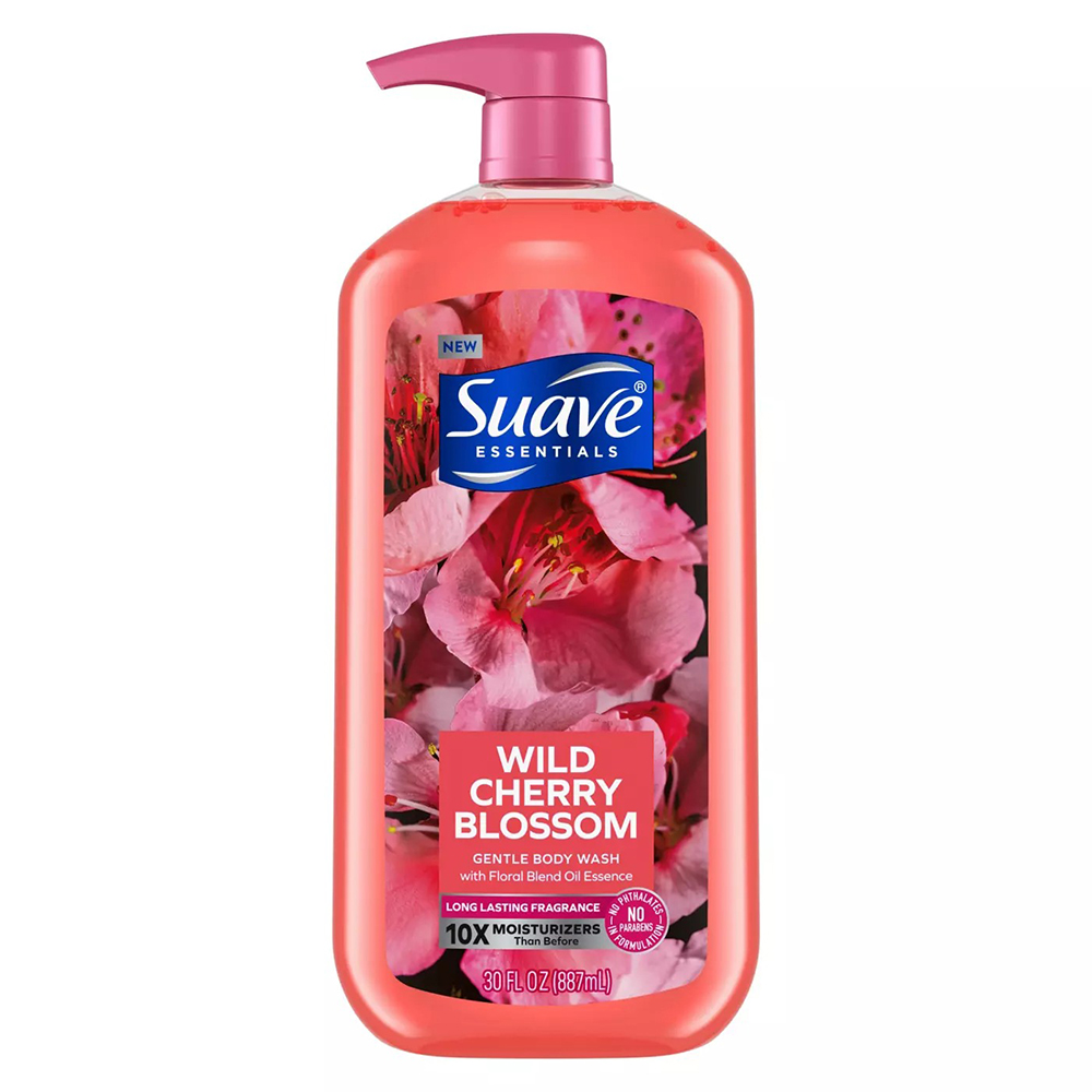 Sữa tắm Suave Essentials - Wild Cherry Blossom, 887ml