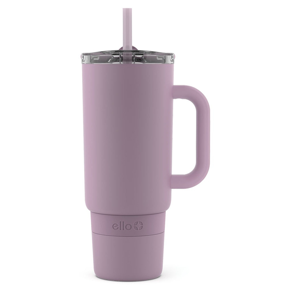 Ly giữ nhiệt Ello Port Stainless Steel Tumbler with Handle - Mauve, 1.183L