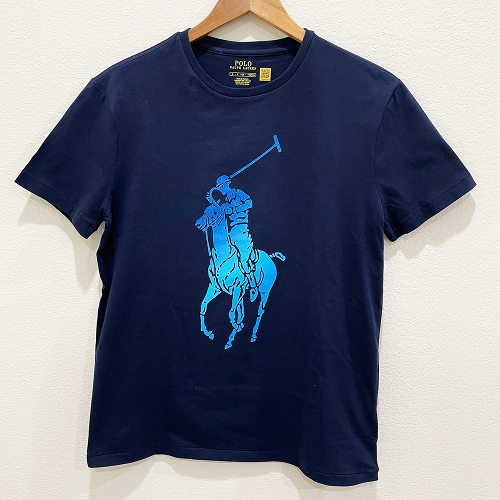 Áo Polo Ralph Lauren Standard Fit Big Pony Jersey - Navy, Size S