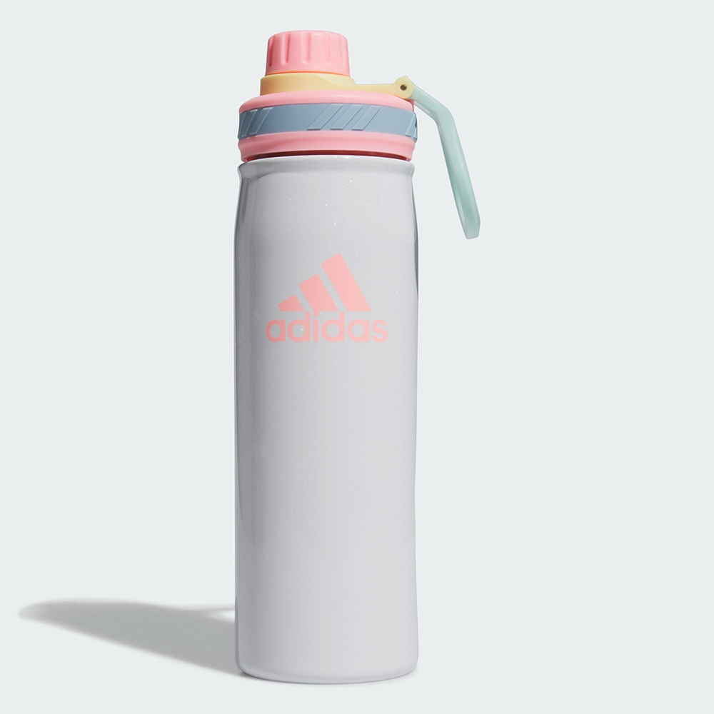 Bình giữ nhiệt Adidas Originals Steel Metal - White/Pink Spark/Clear Sky Blue, 600ml