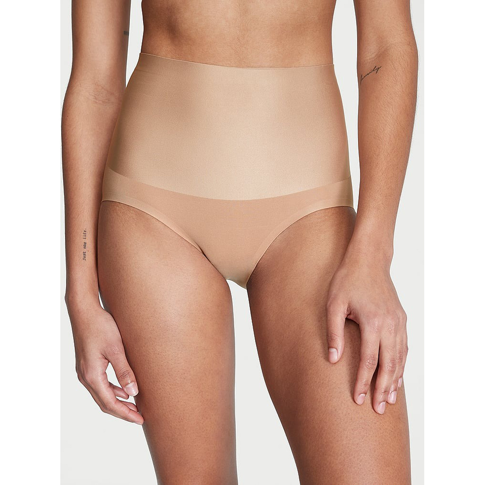 Quần lót Victoria's Secret Smoothing Shimmer Brief Panty - Beige, Size L