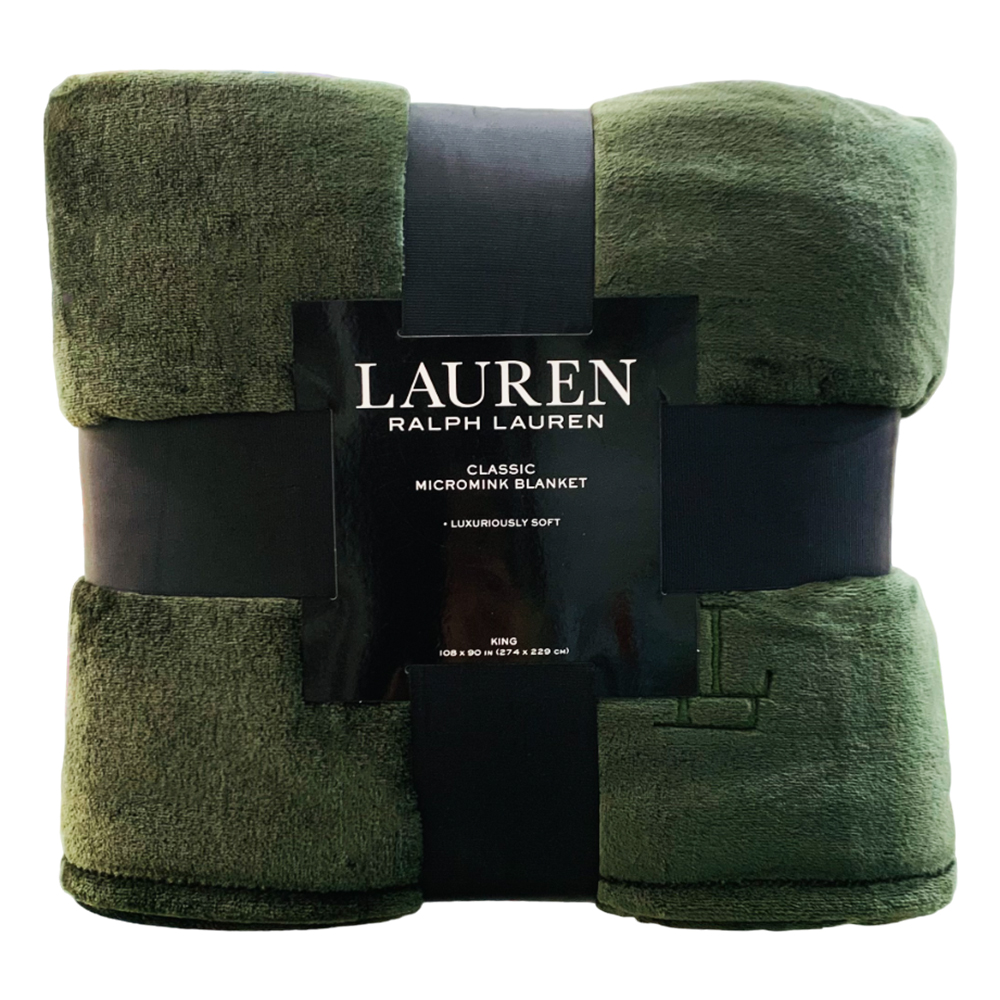 Chăn Ralph Lauren King Size, Green