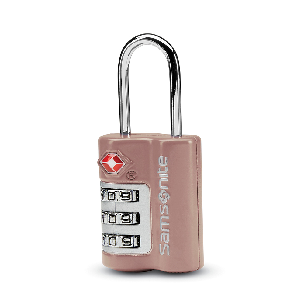 Khóa số vali Samsonite 3 Dial Travel Sentry Combination Lock, Dusty Rose