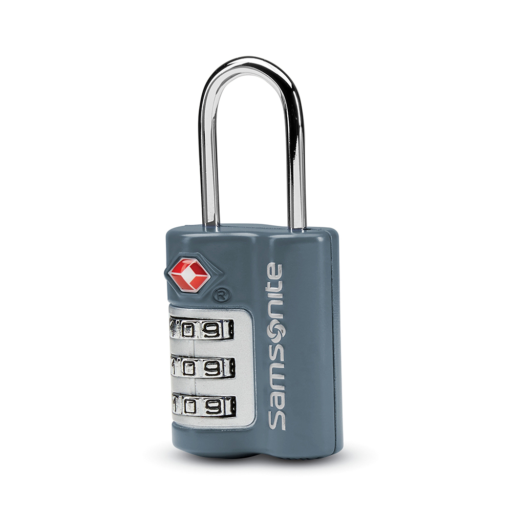 Khóa số vali Samsonite 3 Dial Travel Sentry Combination Lock, Slate Blue