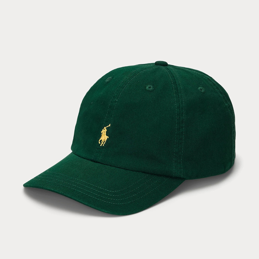 Mũ Polo Ralph Lauren Cotton Chino Ball Cap 8-20, Green/Yellow