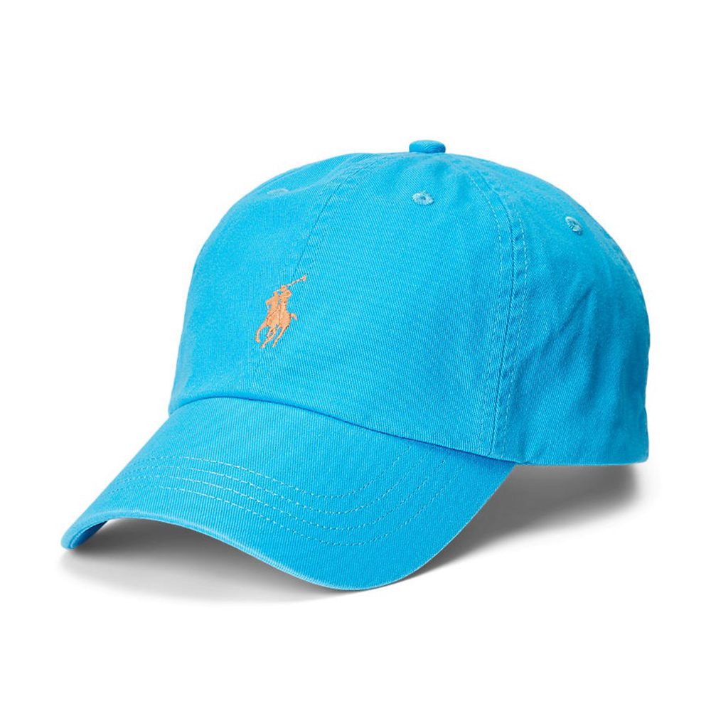 Mũ Polo Ralph Lauren Cotton Chino Ball Cap 8-20, Blue/Orange