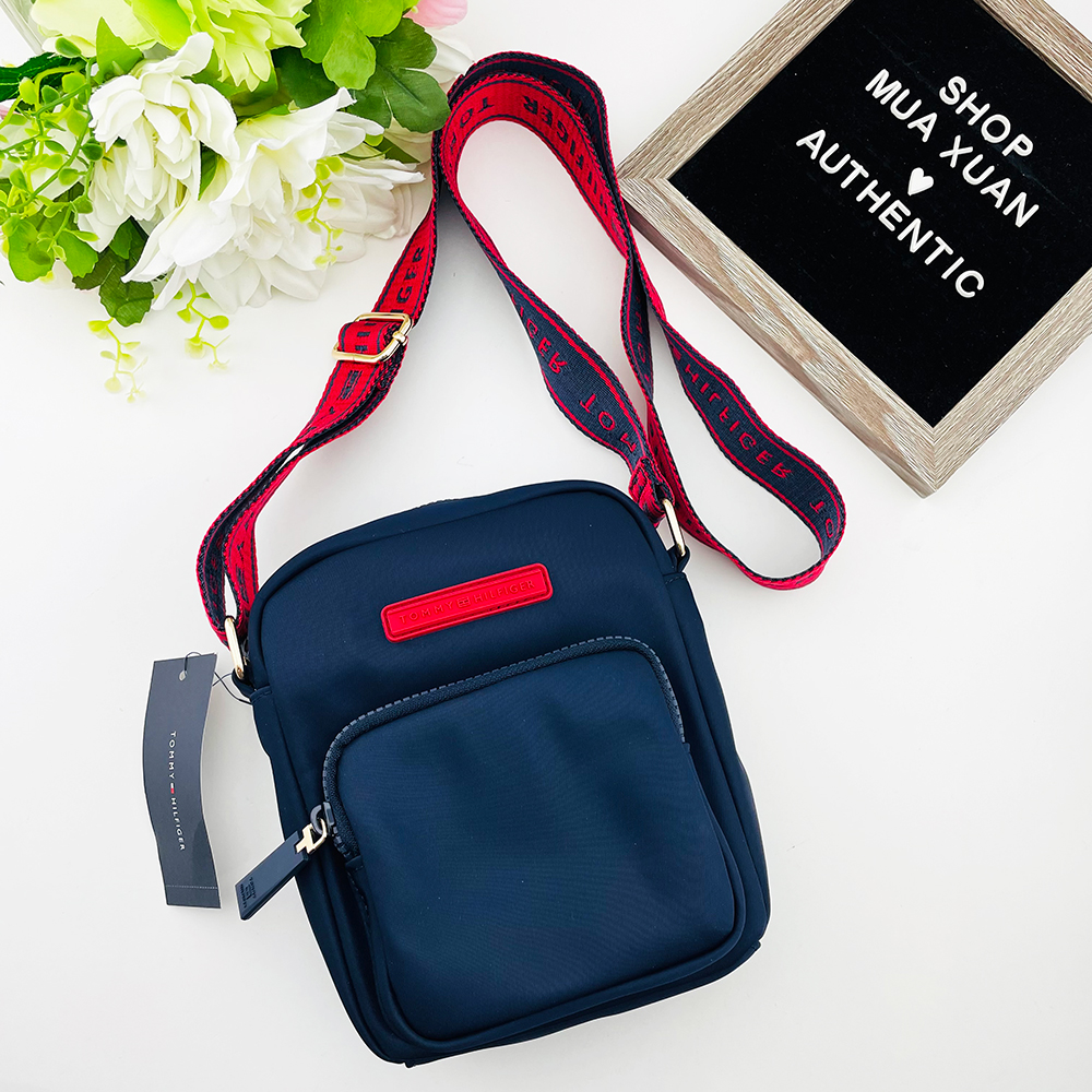 Túi Tommy Hilfiger Crossbody Bag, Navy/Red