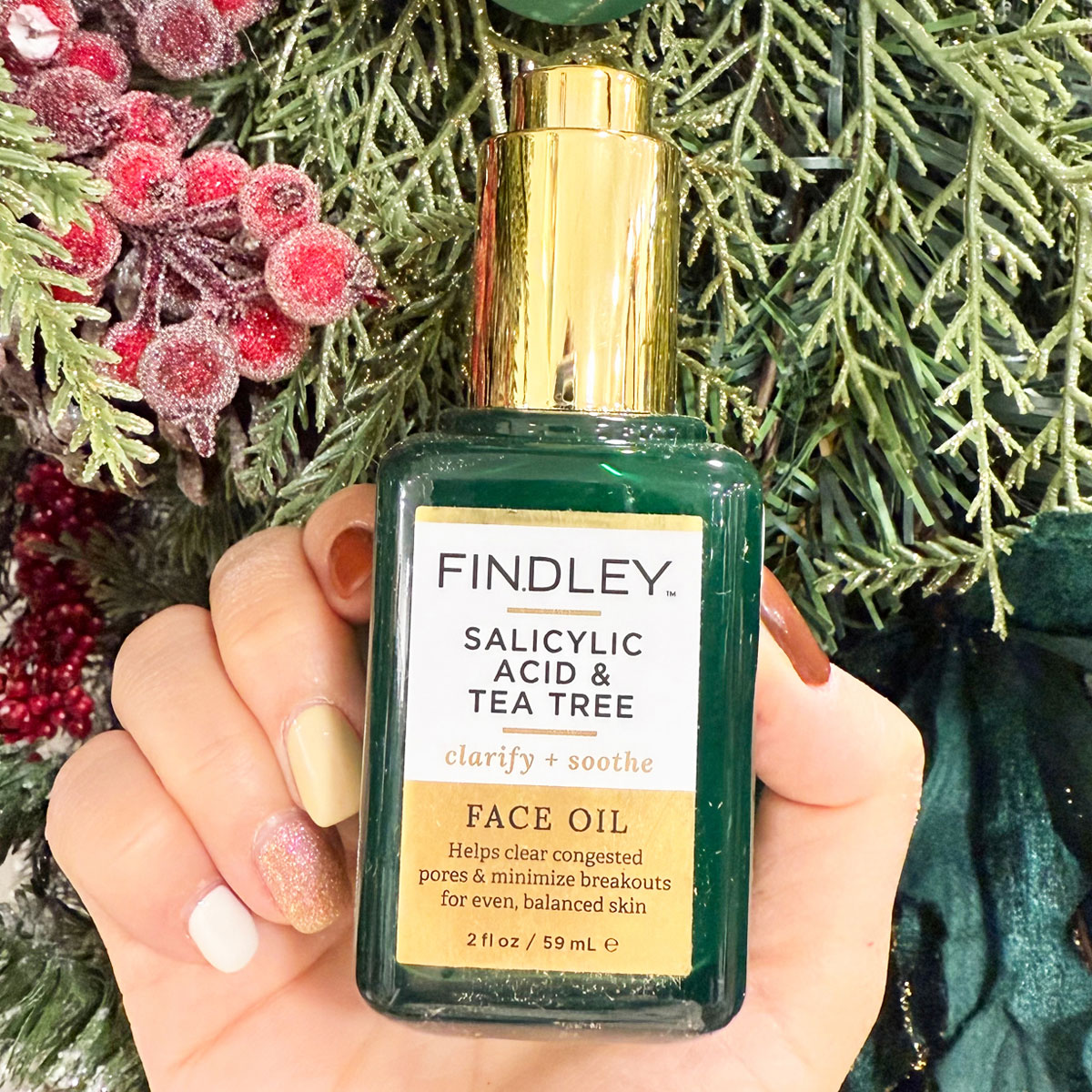 Tinh dầu Findley Salicylic Acid & Tea Tree Face Oil, 59ml