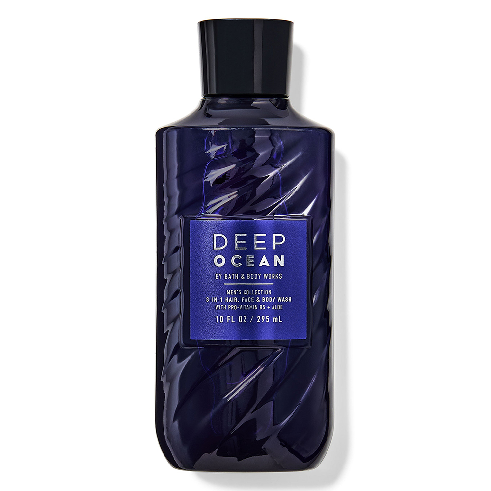 Gel tắm + gội + rửa mặt Bath & Body Works 3in1 Men's Collection - Deep Ocean, 295ml