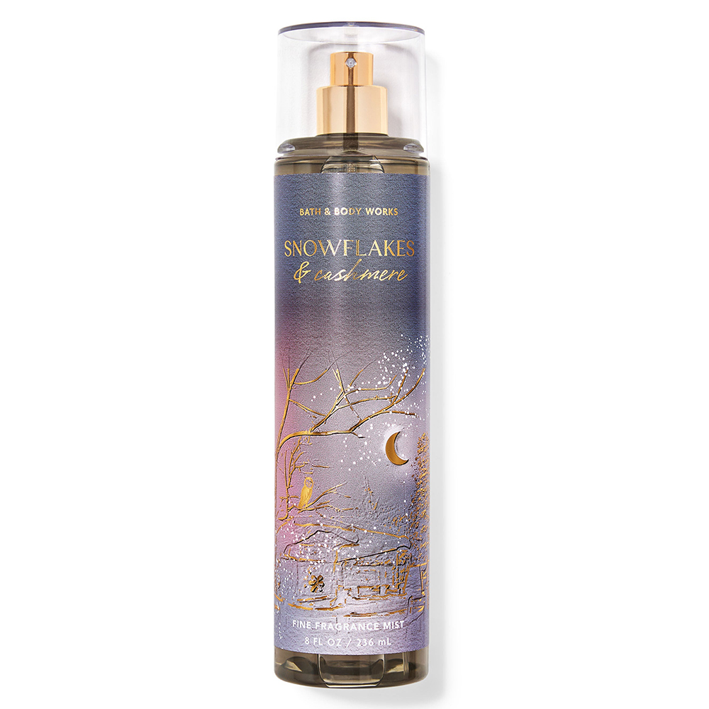 Xịt thơm toàn thân Bath & Body Works - Snowflakes & Cashmere, 236ml