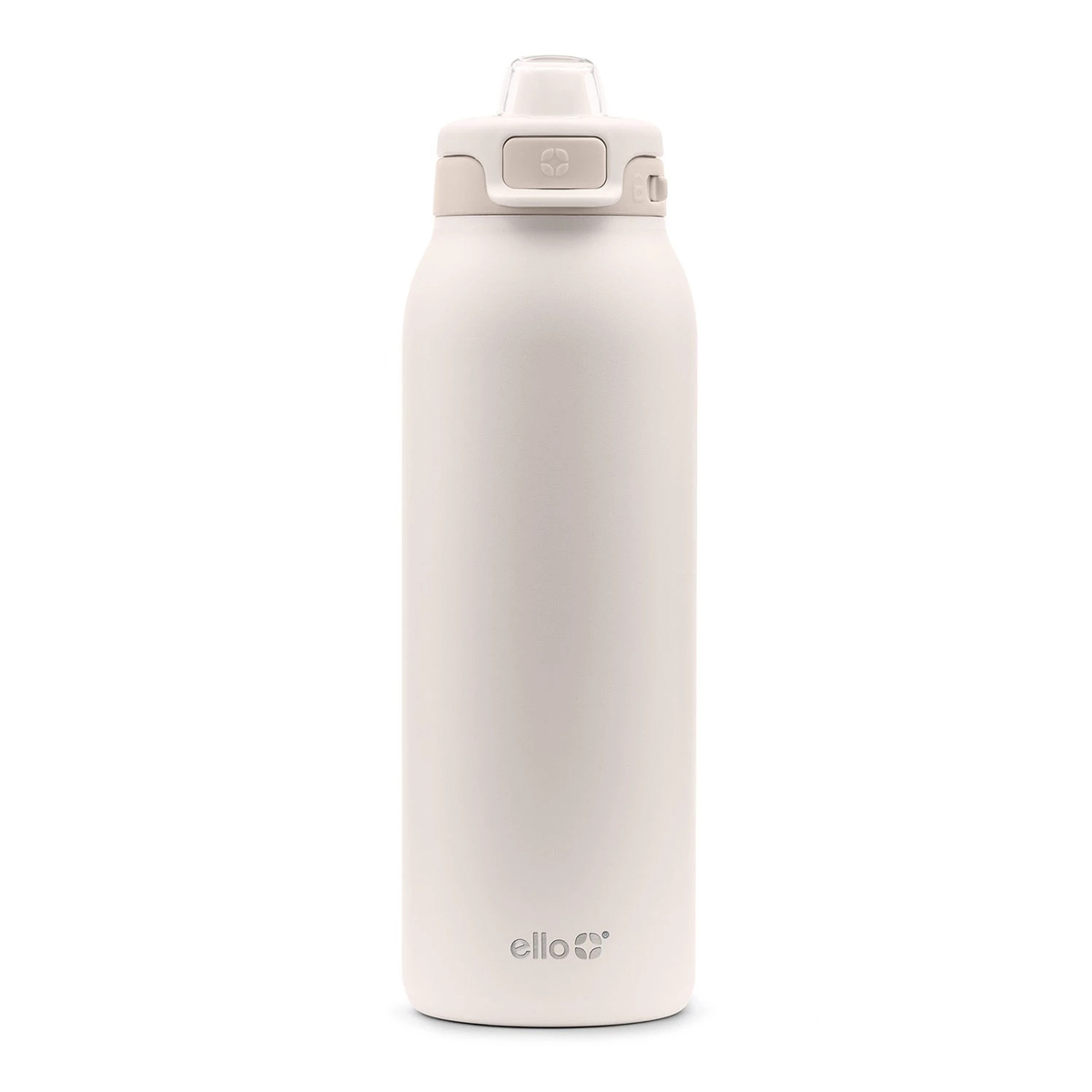 Bình nước Ello Pop & Fill Stainless Steel - White, 946ml