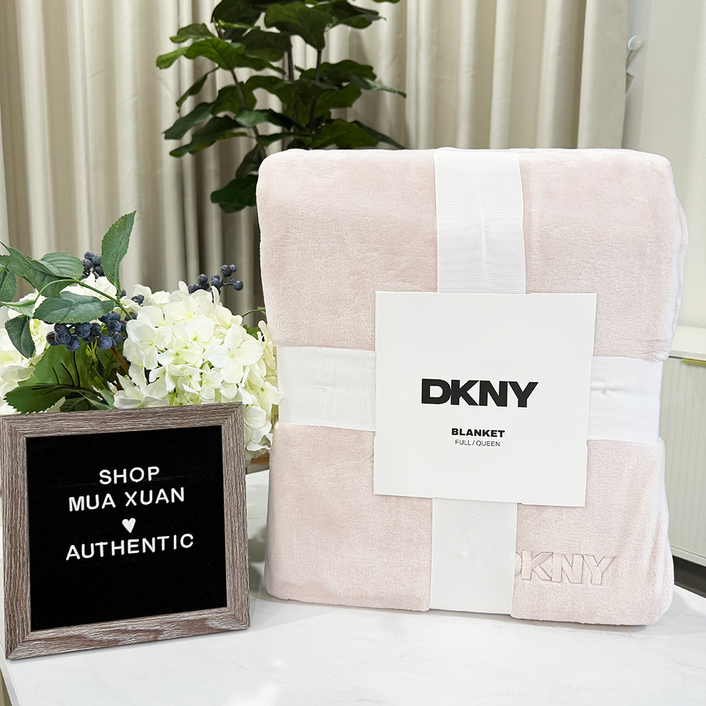 Chăn DKNY Queen Size, Pink