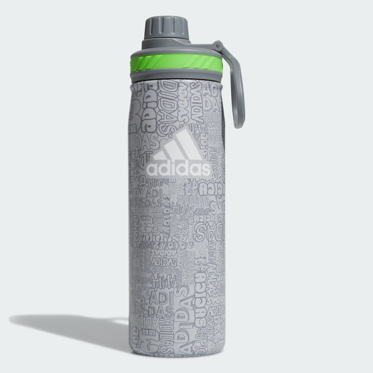 Bình giữ nhiệt Adidas Originals Steel Metal - Stone Grey/Grey/Semi Flash Green, 600ml