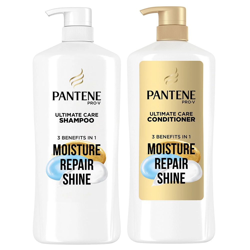 Bộ dầu gội + xả Pantene Pro-V Ultimate Care 3in1, 2 x 1.13L