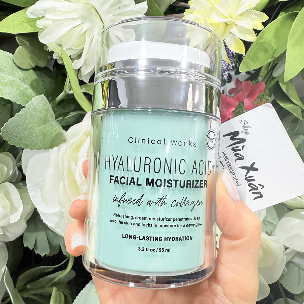 Kem dưỡng ẩm Clinical Works - Hyaluronic Acid, 95ml