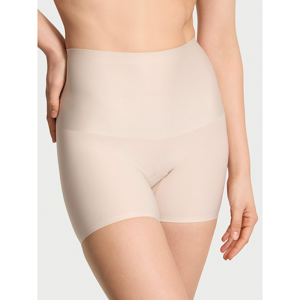 Quần định hình Victoria's Secret Smoothing Shimmer Shorts - Marzipan, Size XS
