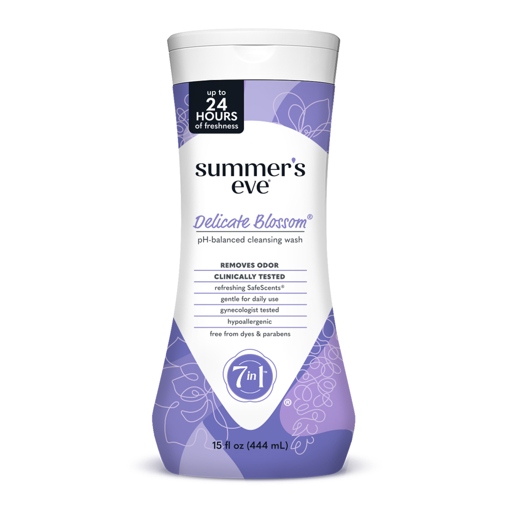 Dung dịch vệ sinh phụ khoa Summer's Eve - Delicate Blossom, 444ml