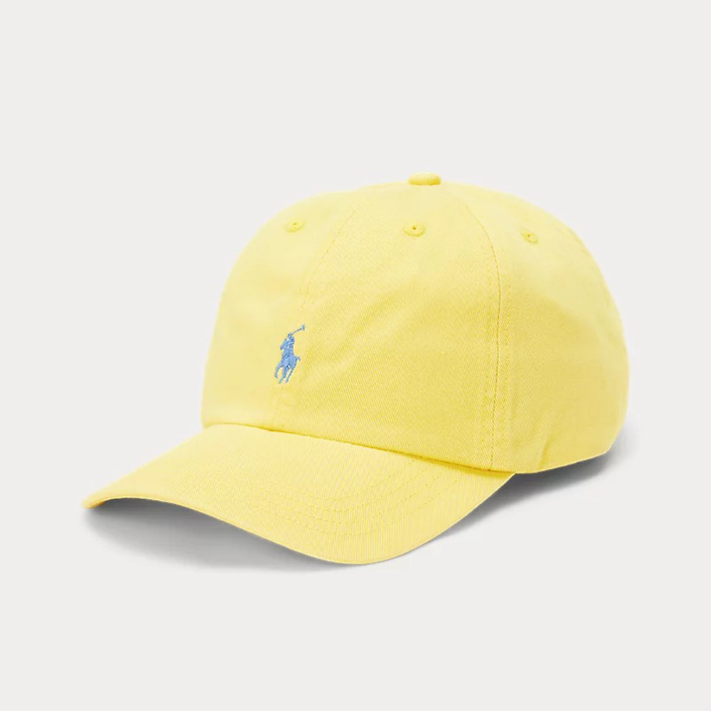 Mũ Polo Ralph Lauren Cotton Chino Ball Cap 8-20, Yellow/Blue