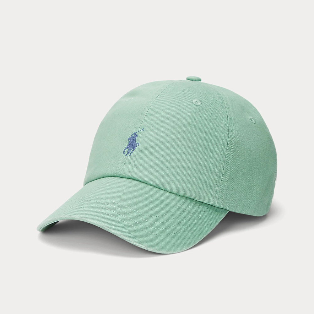 Mũ Polo Ralph Lauren Cotton Chino Ball Cap, Faded Mint/Blue