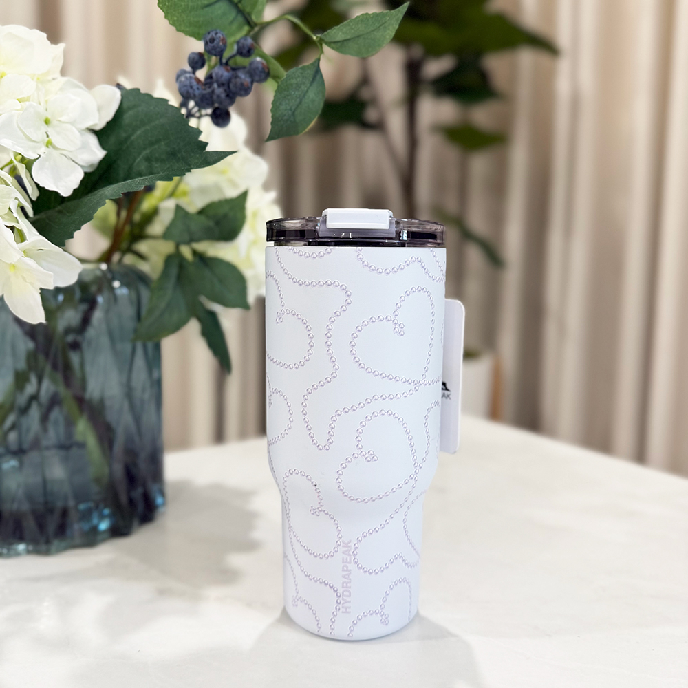 Ly giữ nhiệt Hydrapeak Voyager With Straw Lid - Ice Blue, 740ml