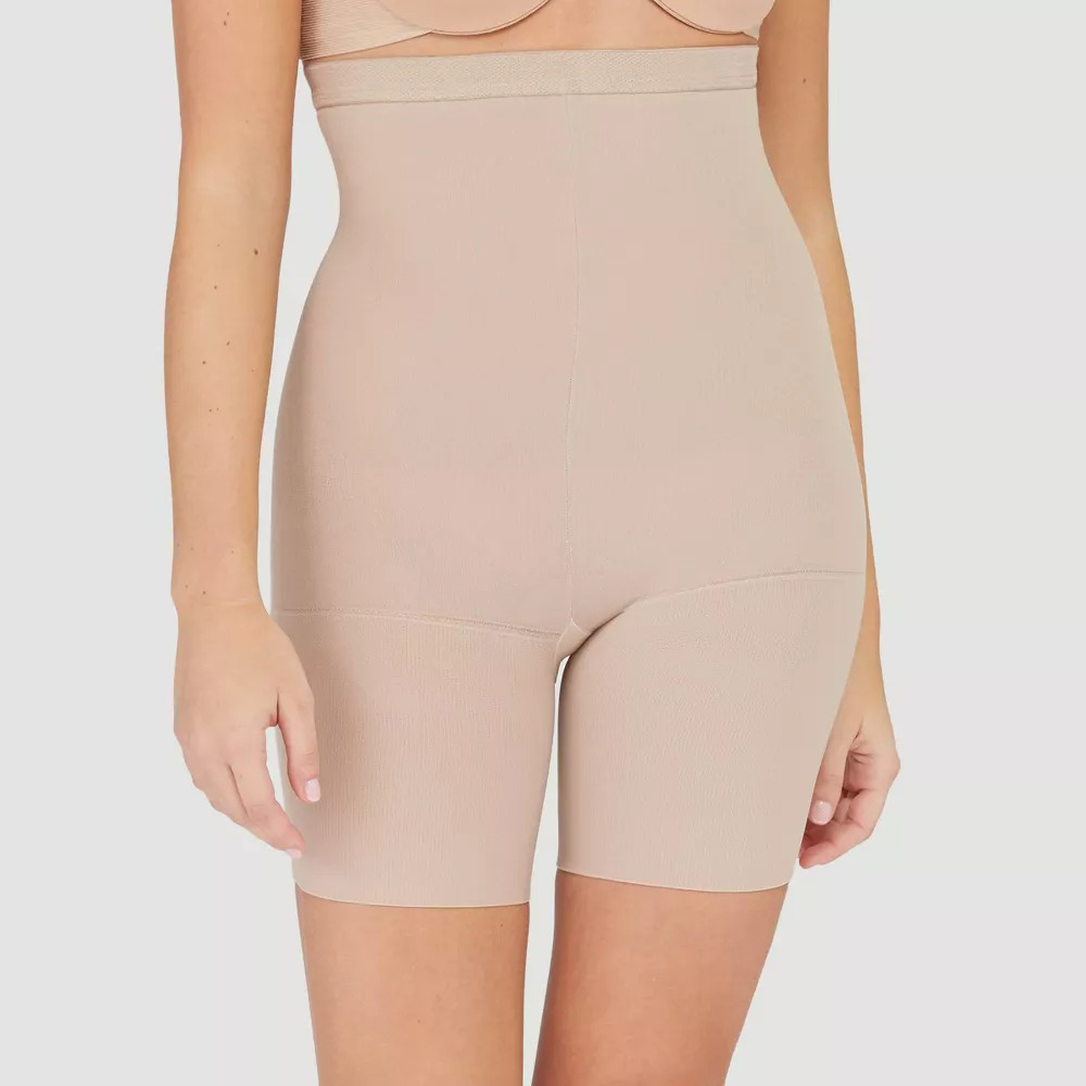 Quần gen Assets Spanx High-Waist Shaping Short - Nude, Size 3