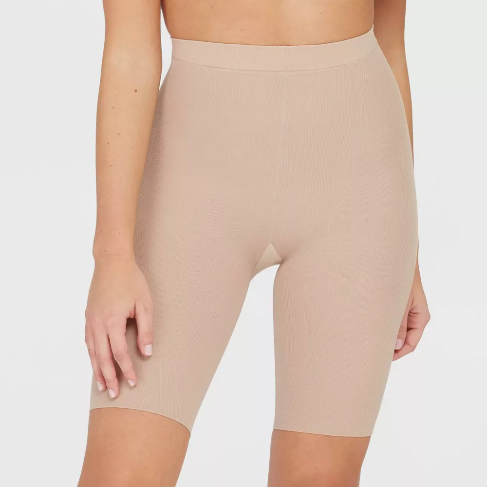 Quần gen Assets Spanx Shaping Short - Nude, Size 2