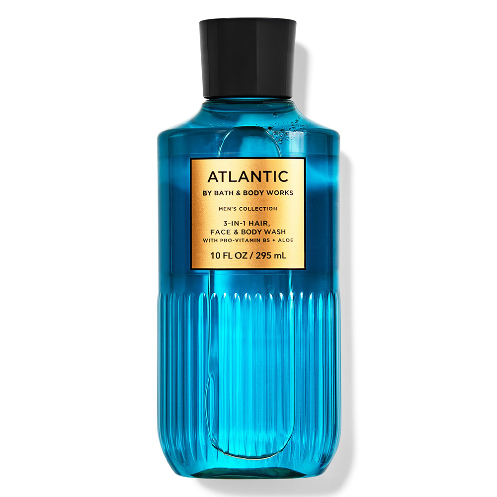 Gel tắm + gội + rửa mặt Bath & Body Works 3in1 Men's Collection - Atlantic, 295ml