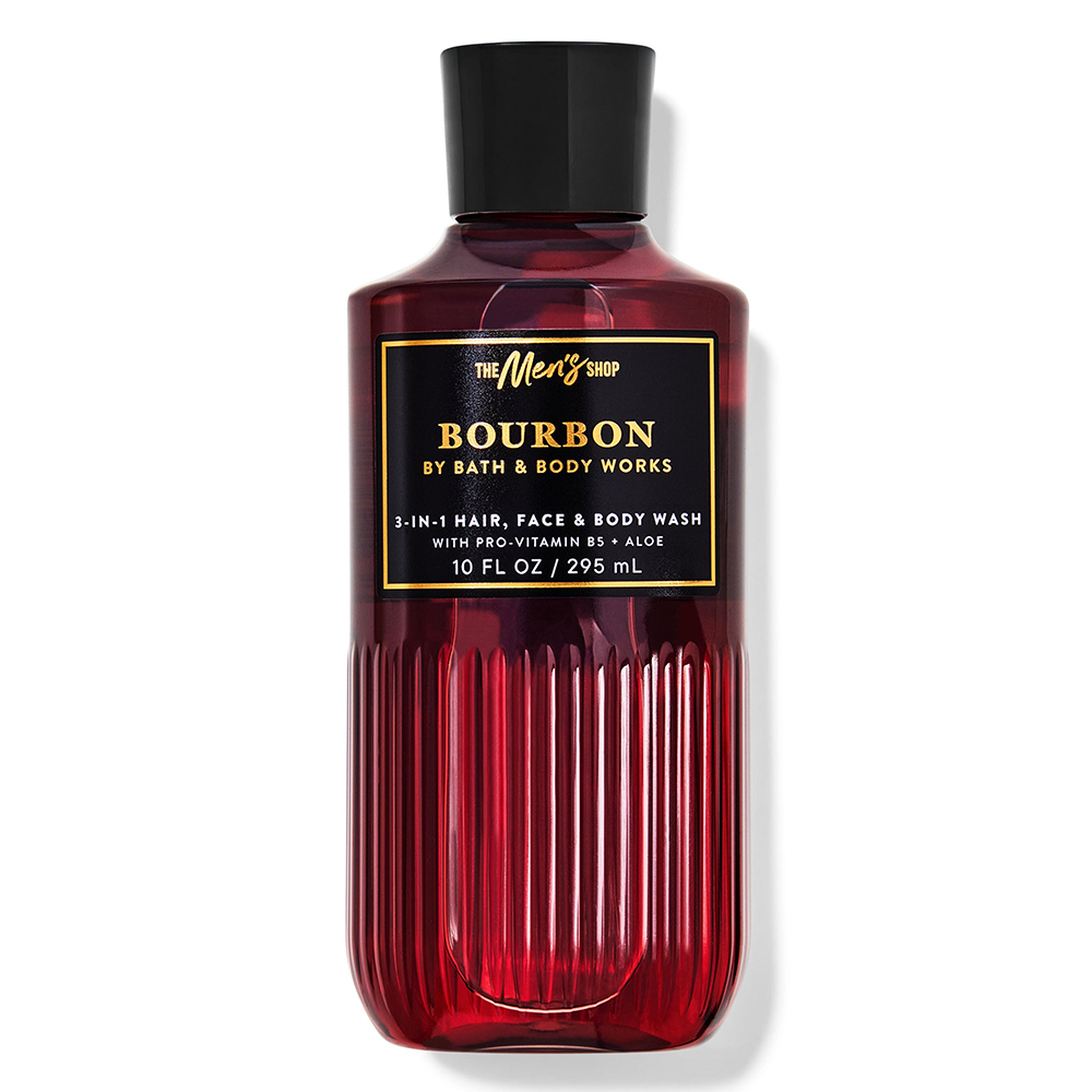 Gel tắm + gội + rửa mặt Bath & Body Works 3in1 Men's Collection - Bourbon, 295ml