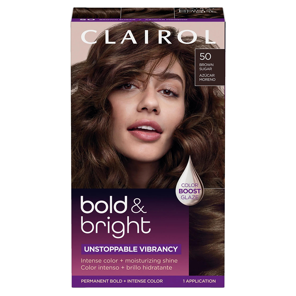 Thuốc nhuộm tóc Clairol Bold & Bright, 50 Brown Sugar